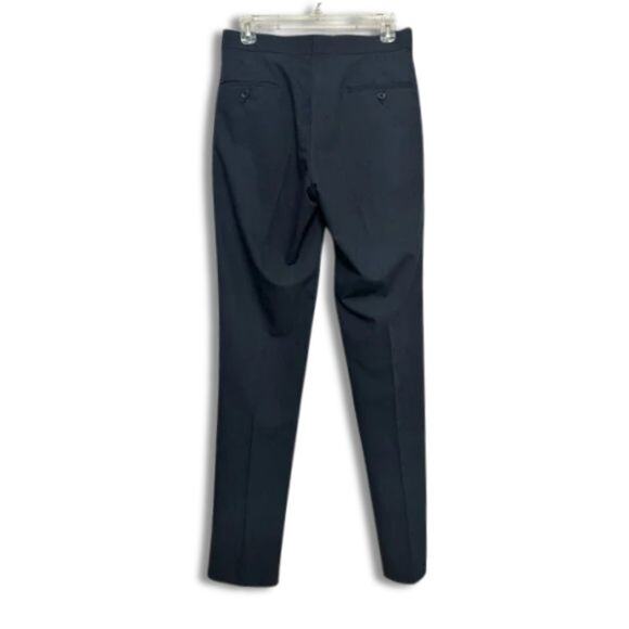 Nordstrom Rack Pants Flat Front Trim Fit Multiple Pockets Navy Blue Mens 30 NWOT - Picture 5 of 9